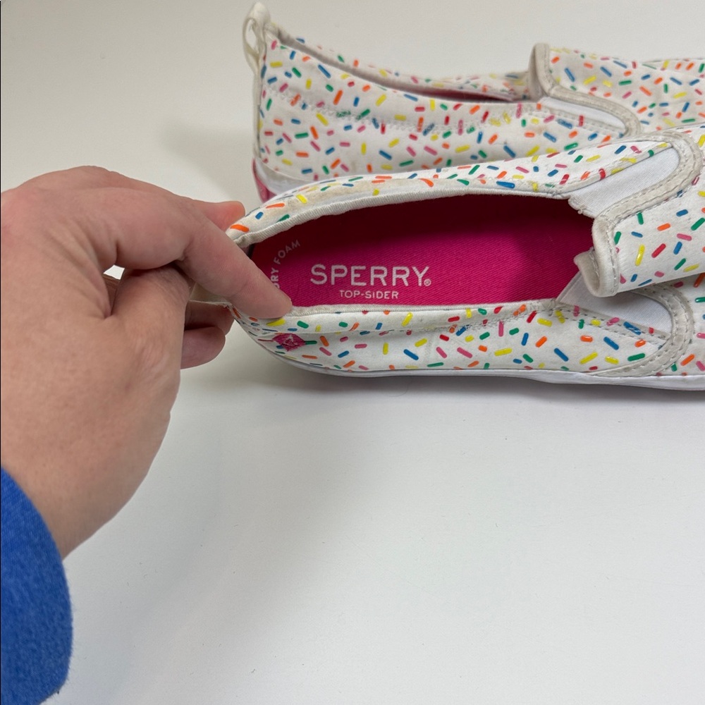 Colorful Sprinkle Slip-On Shoes - Picture 2 of 9